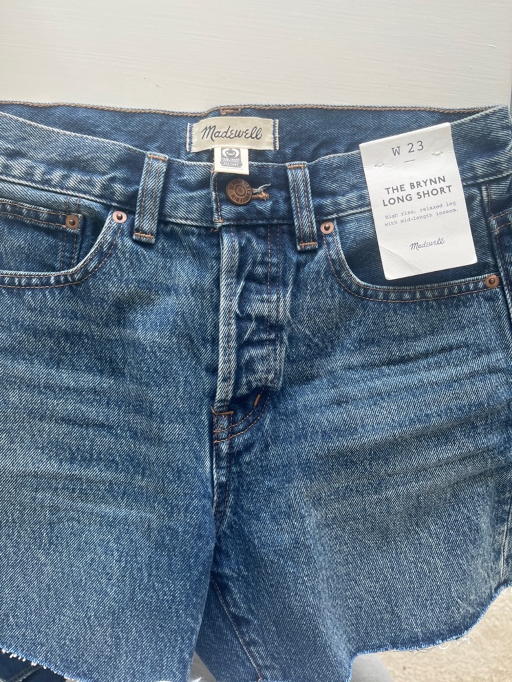 NWT Madewell The Brynn Long Short - Picture 6 of 6
